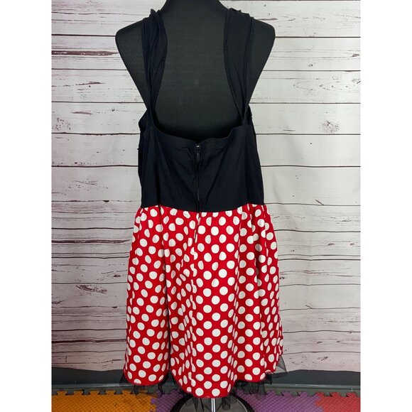 Torrid Minnie Mouse Red Polka Dot Ladies Dress Halloween Costume Size 30 - Picture 3 of 7
